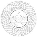 Borg & Beck Brake Disc Single Part No -BBD5812S