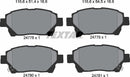 Textar Brake Pad Set - 2477801