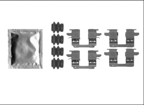 Mintex Rear Brake Shoe Fitting Kit  - MBA5 fits Bedford