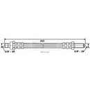 Borg & Beck Brake Hose Part No -BBH6386
