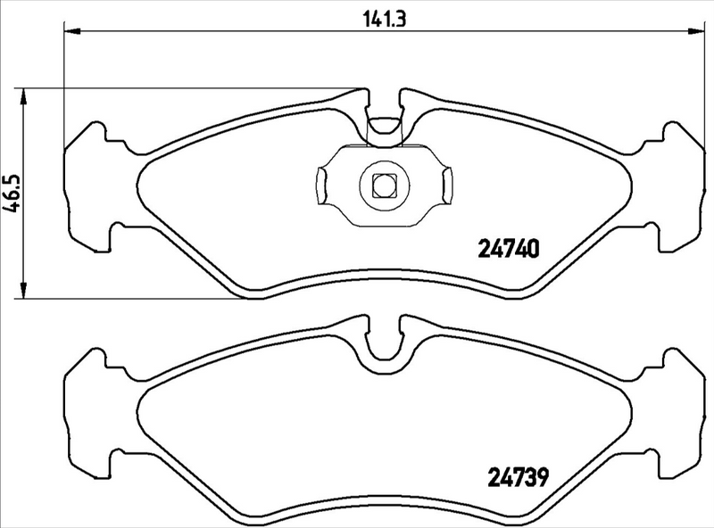 Brembo Brake Pad Set - P50081