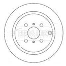 Borg & Beck Brake Disc Pair Part No -BBD4364