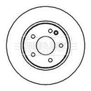 Borg & Beck Brake Disc Pair Part No -BBD4999