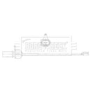 Borg & Beck Wear Lead Part No -BWL3221
