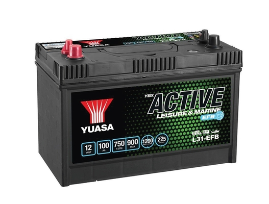 Yuasa L31-EFB Active Leisure & Marine Battery 12V 100Ah 750A