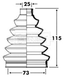 Borg & Beck CV Boot Kit  - BCB6089