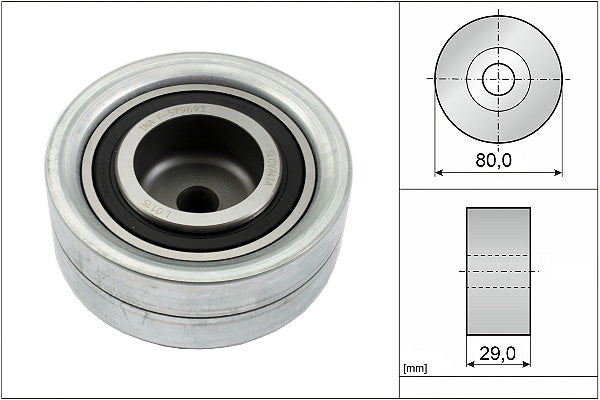 INA Deflection/Guide Pulley - Timing Belt - Part No - 532011110