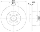 Mintex Brake Discs fits -Renault V282:5 MDC1566 (also fits other vehicles)