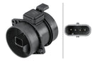 HELLA 8ET 358 095-331 Air Mass Sensor - 4-pin connector - Pipe-neck