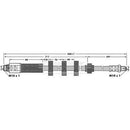 Borg & Beck Brake Hose Part No -BBH6905