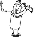 Klarius 321595 - Catalyst Type Approved Withpip  - Fits Opel Agila 1.0i