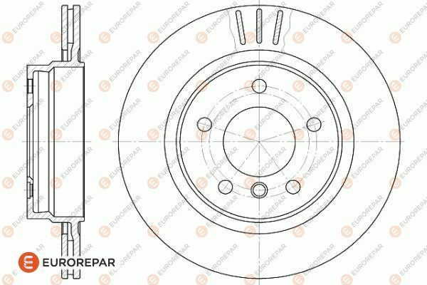 Eurorepar Brake Disc - 1618879980