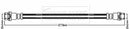Borg & Beck Brake Hose Part No -BBH8323