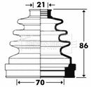 Borg & Beck Cv Joint Boot Kit Part No -BCB2899