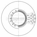 Borg & Beck Brake Disc  - BBD32605