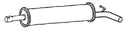 Klarius VW1588V - Box With Tail Pipe  - Fits Volkswagen Golf 1.5 TSI