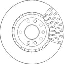 Disctech Brake Disc - Fits Hyundai, Opel - ABD3320 - Front Axle