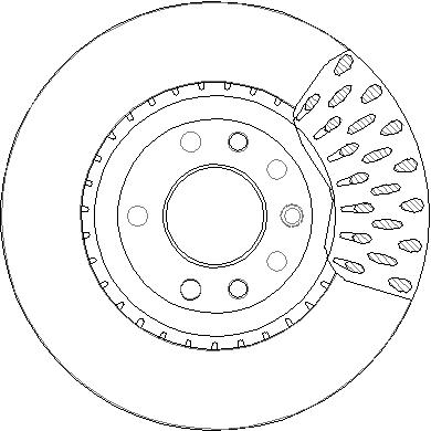 Disctech Brake Disc - Fits Hyundai, Opel - ABD3320 - Front Axle