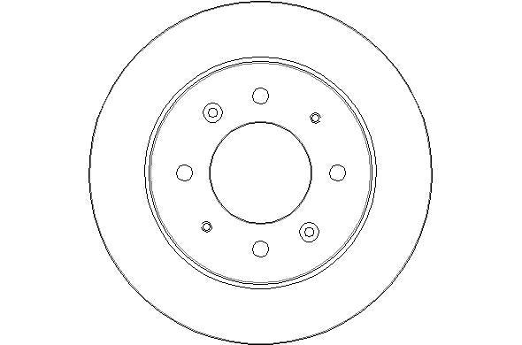 Disctech Brake Disc - Fits Kia, Mitsubishi - ABD2972 - Rear Axle