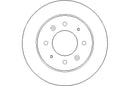 Disctech Brake Disc - Fits Kia, Mitsubishi - ABD2972 - Rear Axle