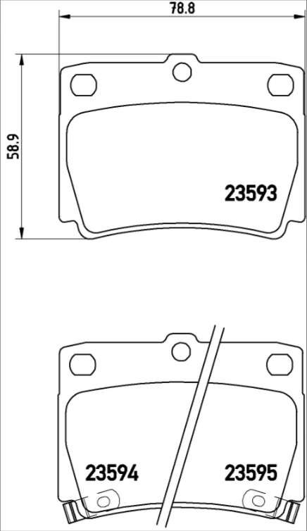 Brembo Brake Pad Set - P54026