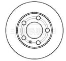 Borg & Beck Brake Disc Pair Part No -BBD4369
