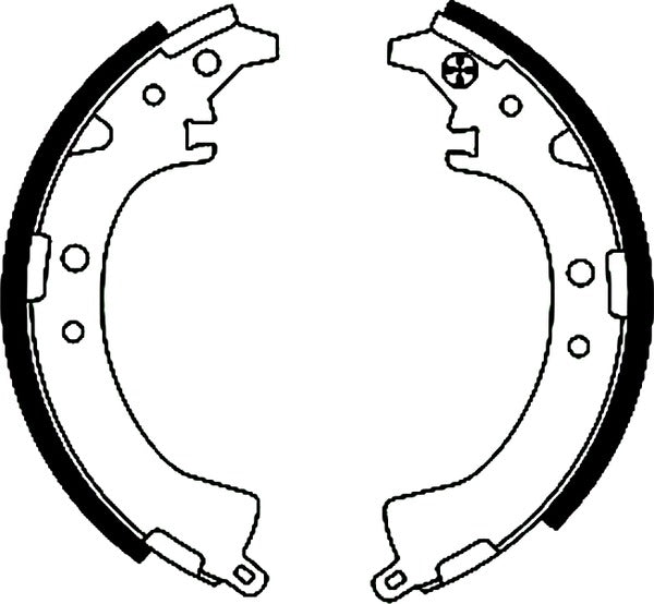 Mintex Brake Shoes fits -Toyota MFR485 (also fits other vehicles)