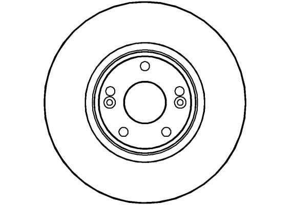 Disctech Brake Disc - Fits Cadillac, Renault - ABD2153 - Front Axle