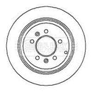 Borg & Beck Brake Disc Pair Part No -BBD4281