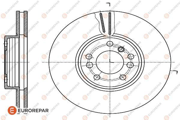 Eurorepar Brake Disc - 1622814880