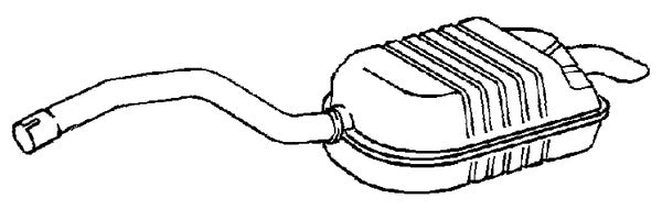 Klarius VO484T - Box With Tail Pipe