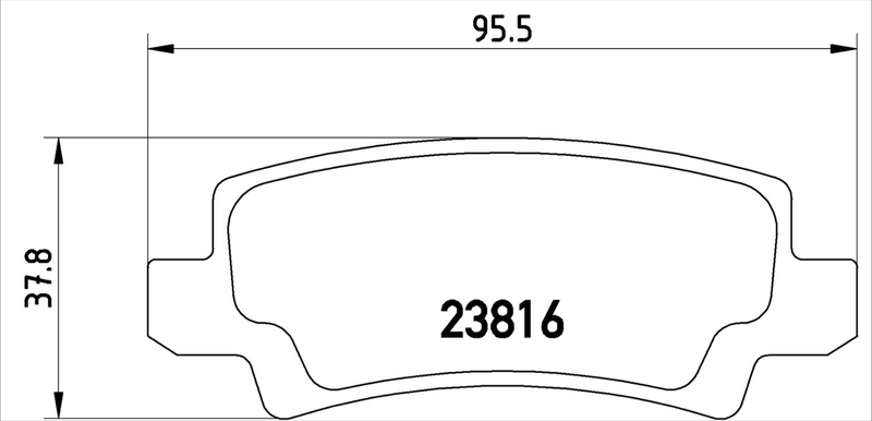 Brembo Brake Pad Set - P83065