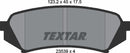 Textar Brake Pad Set - 2353902