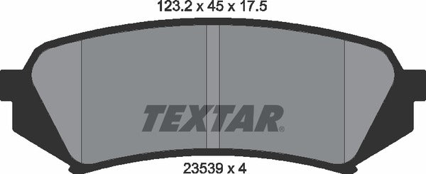 Textar Brake Pad Set - 2353902
