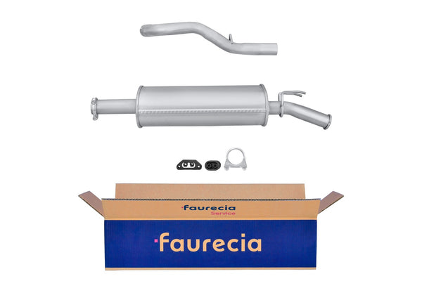 FAURECIA 8LD 366 034-921 Rear Muffler - Easy2Fit® Kit - fits RENAULT GRAND SCÉNIC III