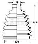 Borg & Beck Cv Joint Boot Kit Part No -BCB2362