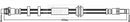 Borg & Beck Brake Hose Part No -BBH8374
