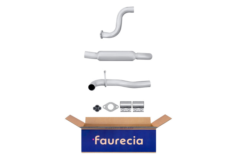 FAURECIA 8LD 366 029-771 Rear Muffler - Easy2Fit® Kit - fits FORD FIESTA