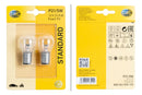 HELLA 8GD 002 078-173 Halogen-Bulb - P21/5W - Long Life - 12V - 5W - Quantity: 2