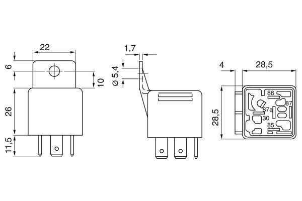 Bosch Relay Part No - 0332209159