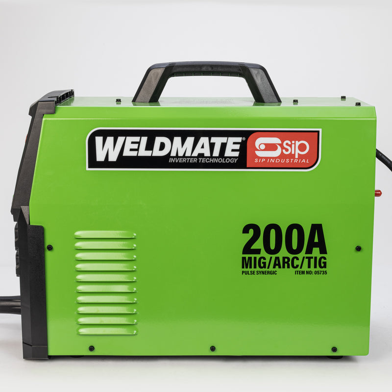 SIP WELDMATE® PRO 200A MIG/ARC/TIG Pulse Synergic Welder