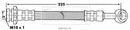 Borg & Beck Brake Hose Part No -BBH6676