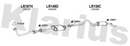 Klarius LR197H - Front Pipe  - Fits Land Rover 110 2.5TDi