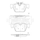 Borg & Beck Brake Pads - BBP2889