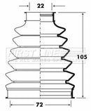 First Line Cv Joint Boot Kit Part No -FCB6073