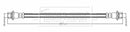 Borg & Beck Brake Hose Part No -BBH8677