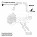 Borg & Beck Turbo Hose Part No -BTH1130