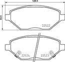 Mintex Brake Pad Set fits -Vauxhall MDB3937 (also fits other vehicles)