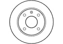 Disctech Brake Disc - Fits Ford - ABD2633 - Front Axle
