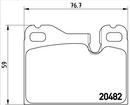 Brembo Brake Pad Set - P65003